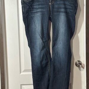 Amethyst Jeans Dark Blue Boyfriend Jeans